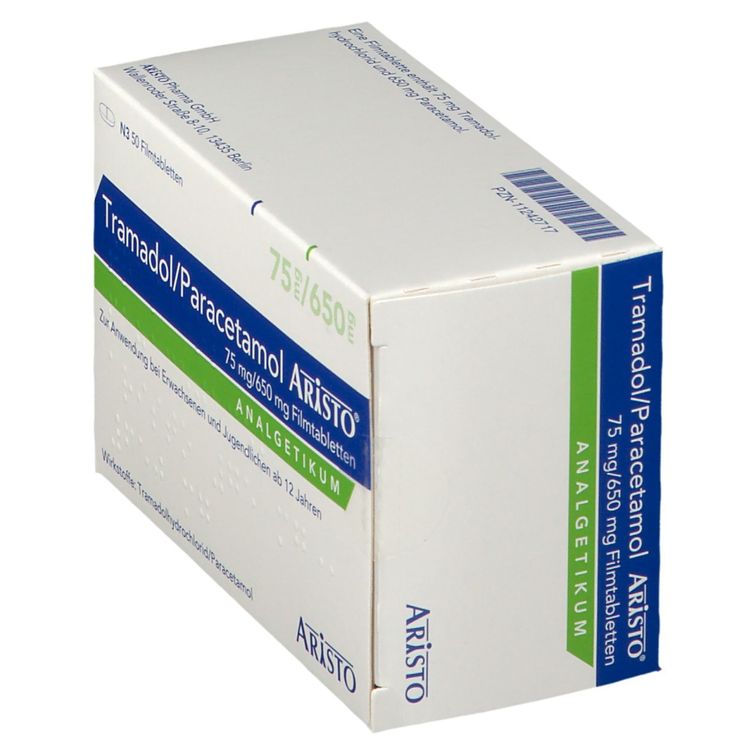 Tramadol/Paracetamol Aristo® 75 Mg/650 Mg 50 St - Shop-apotheke.com