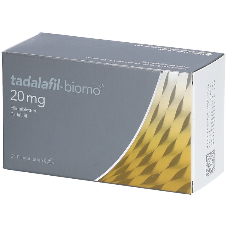 tadalafilbiomo® 20 mg 24 St