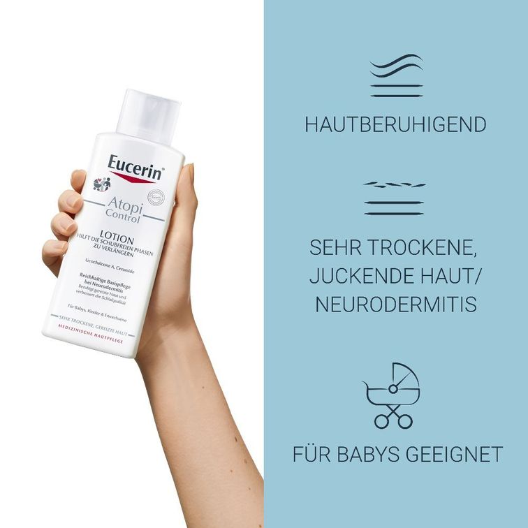 Eucerin® AtopiControl Lotion Reichhaltige und hautberuhigdende Pflege