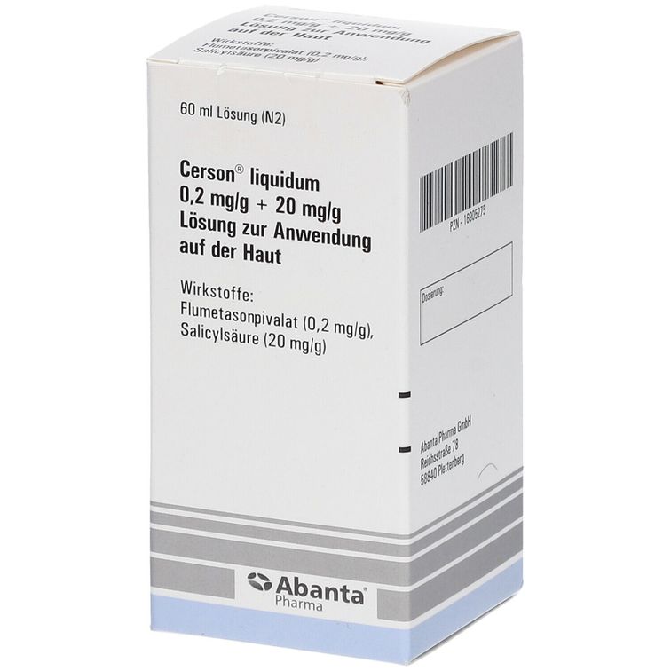 CERSON liquidum 0,2 mg/g + 20 mg/g Lsg.z.Anw.a.d.H 60 ml - shop