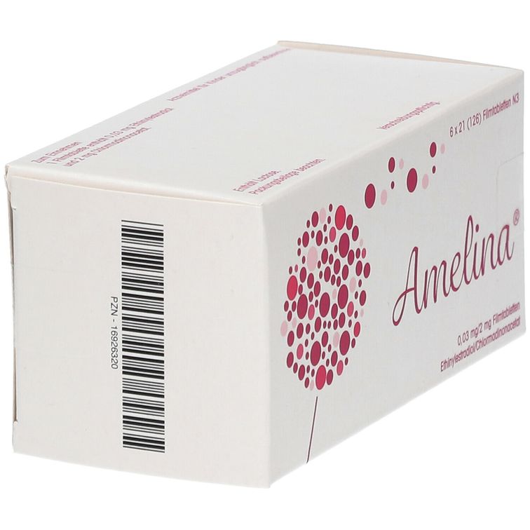 AMELINA 0,03 mg/2 mg Filmtabletten 126 St - shop-apotheke.com