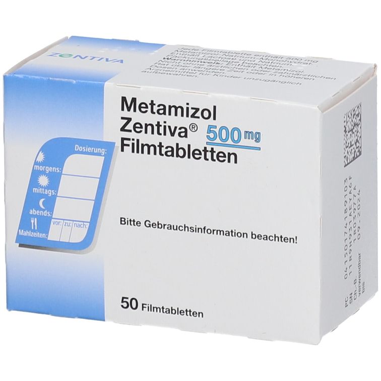 Metamizol Zentiva® 500 mg 50 St - shop-apotheke.com