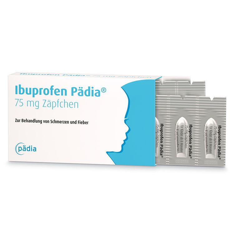 Ibuprofen Pädia® 75 mg Zäpfchen 10 St