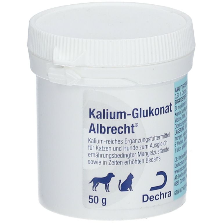 Kalium-Glukonat Albrecht® für Katzen und Hunde 50 g - Shop Apotheke