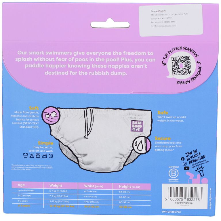 bambino mio Schwimmwindel Walfisch 1 St Shop Apotheke