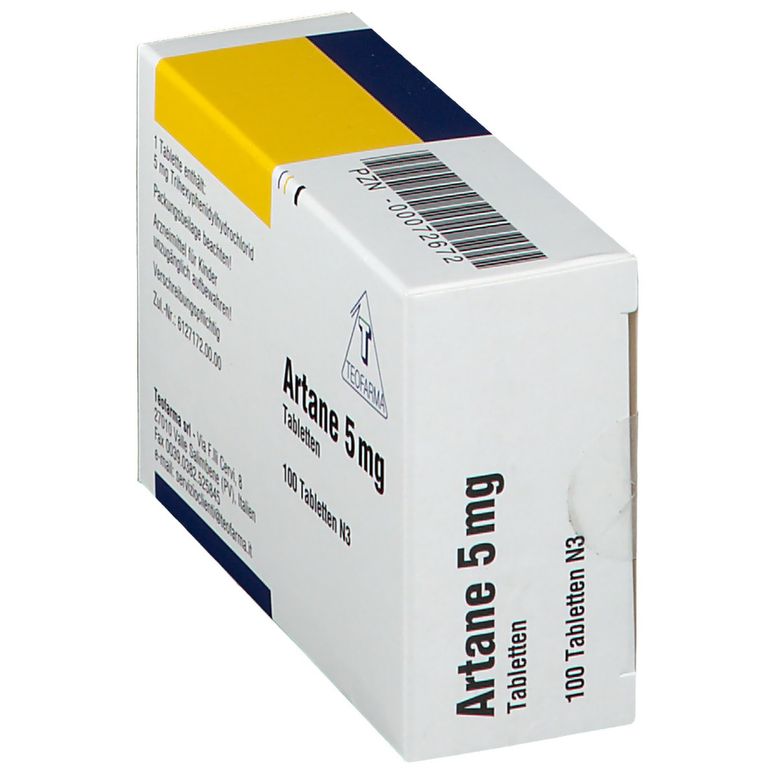 Artane® 5 mg 100 St mit dem E-Rezept kaufen – Shop Apotheke