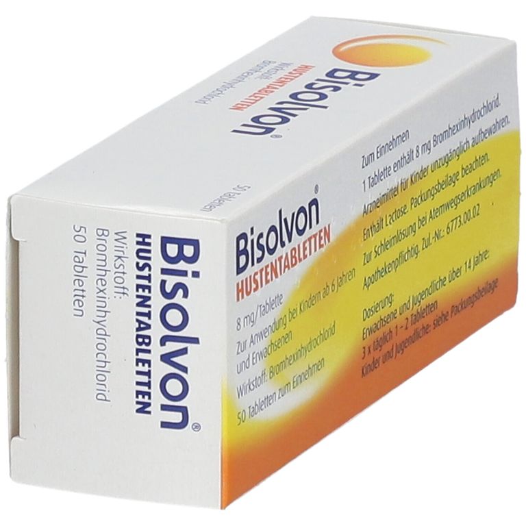 Bisolvon® Hustentabletten 8 Mg 50 St - Shop Apotheke