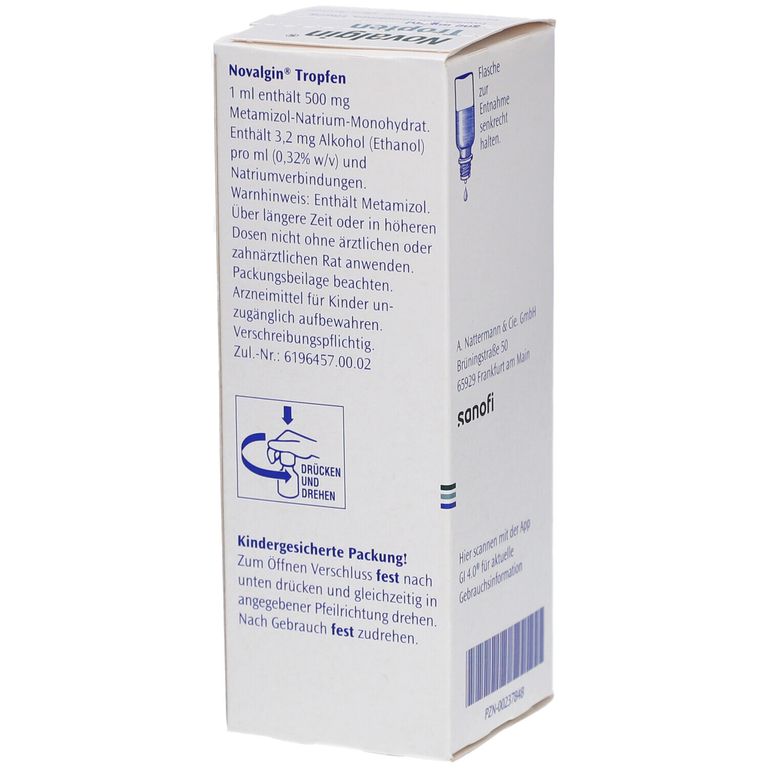 Novalgin® 100 ml mit dem ERezept kaufen Shop Apotheke