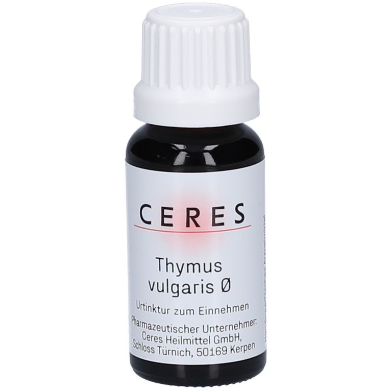 Ceres Thymus vulgaris Urtinktur 20 ml Shop Apotheke