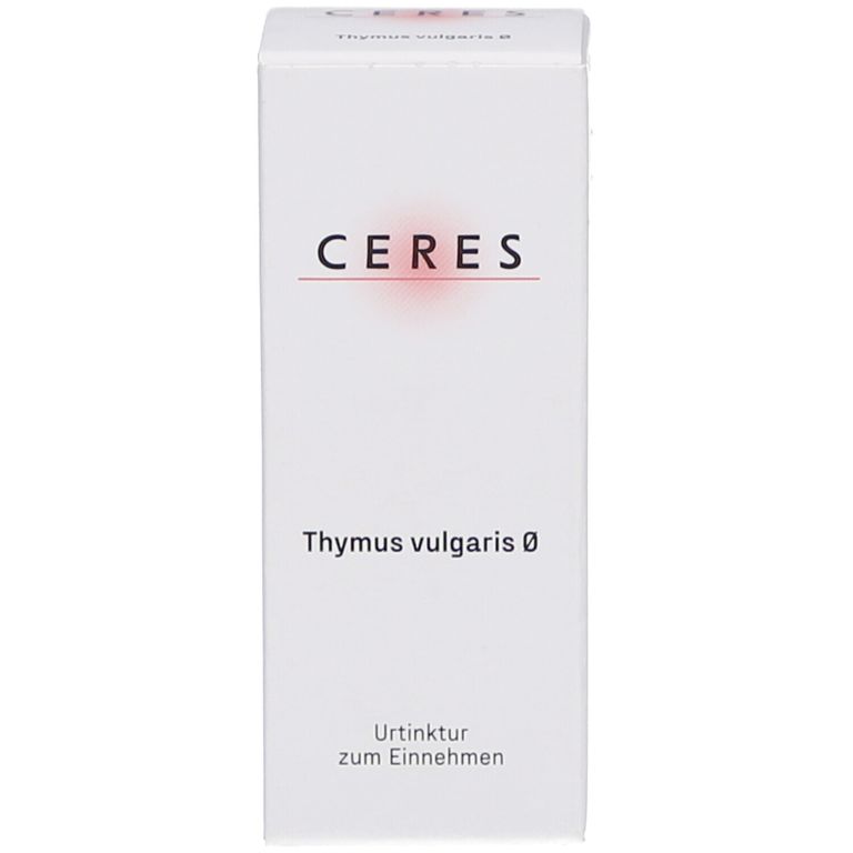 Ceres Thymus vulgaris Urtinktur 20 ml Shop Apotheke