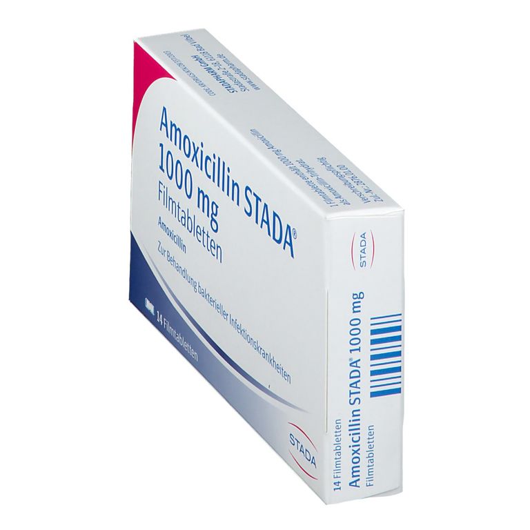 Amoxicillin STADA® 1000 mg 14 St mit dem ERezept kaufen Shop Apotheke