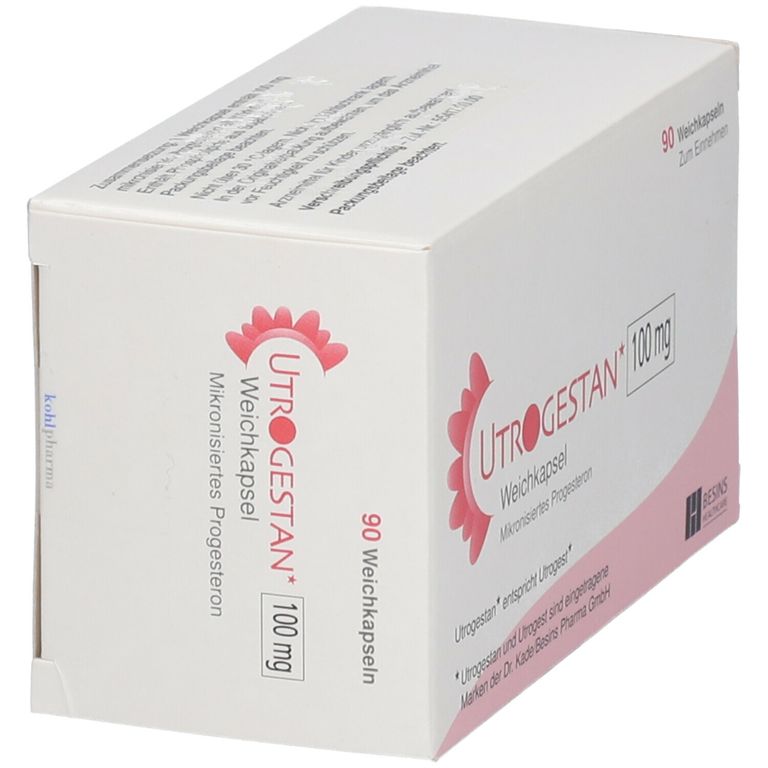 UTROGESTAN 100 mg Weichkapseln 90 St mit dem ERezept kaufen Shop Apotheke