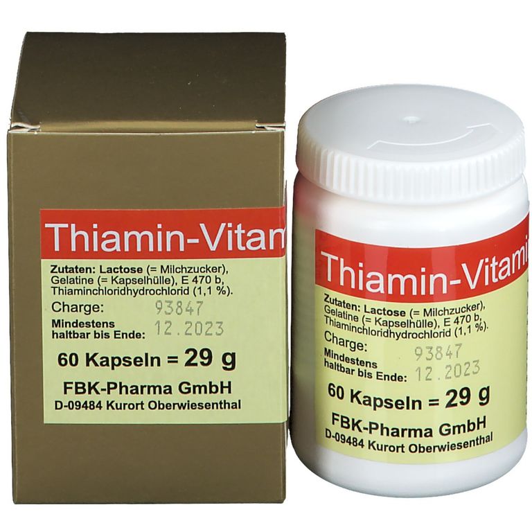 Thiamin-Vitamin B1 60 St - Shop Apotheke