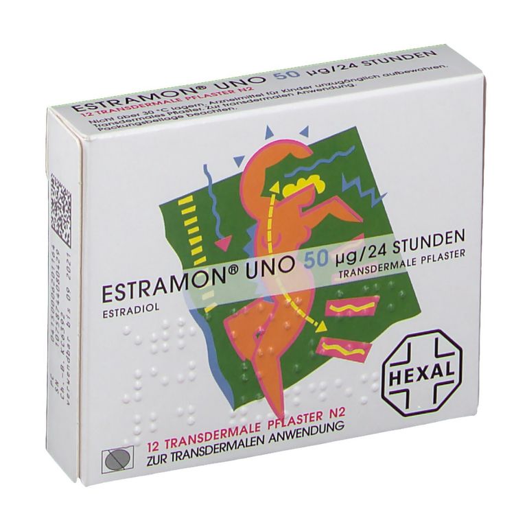 ESTRAMON® UNO 50 μg/24 Stunden 12 St mit dem ERezept kaufen Shop
