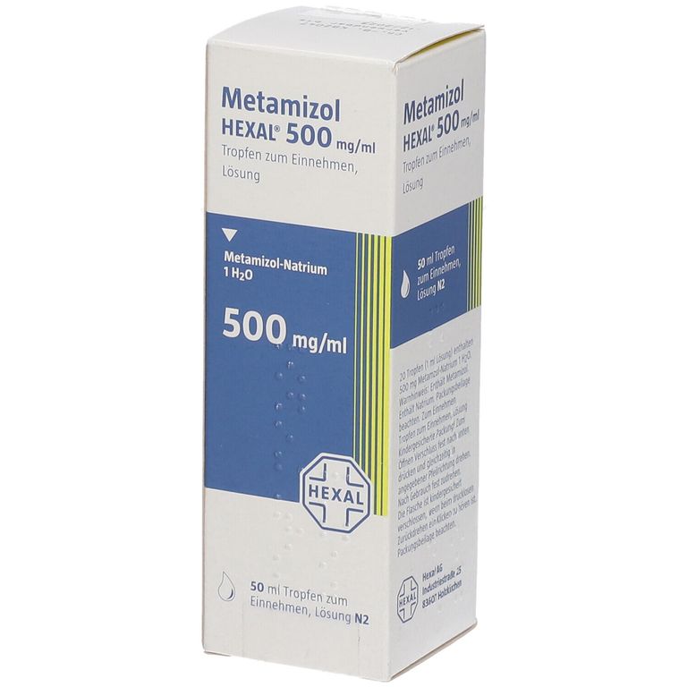 Metamizol HEXAL® 500 mg/ml 50 ml mit dem E-Rezept kaufen - Shop Apotheke