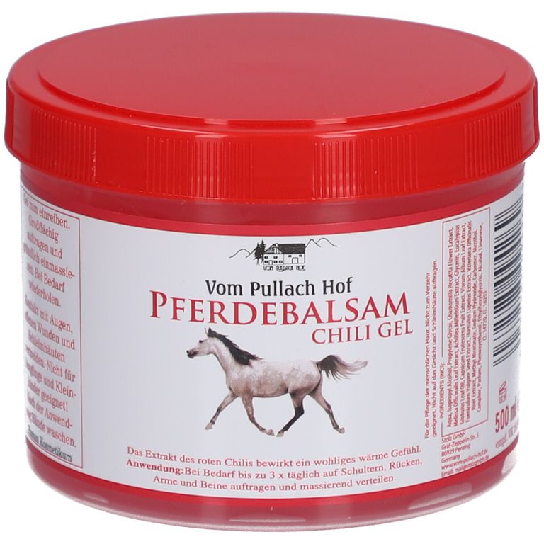 Vom Pullach Hof Pferdebalsam Chili Gel 500 ml Shop Apotheke