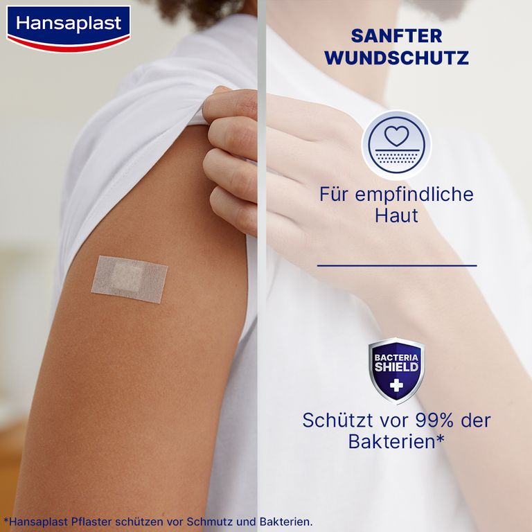 Hansaplast® Soft Injektionspflaster I 1,9 cm x 4 cm 100 St - Shop Apotheke