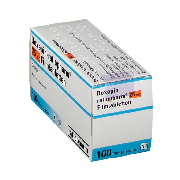 Doxepinratiopharm® 25 mg 100 St mit dem ERezept kaufen Shop Apotheke