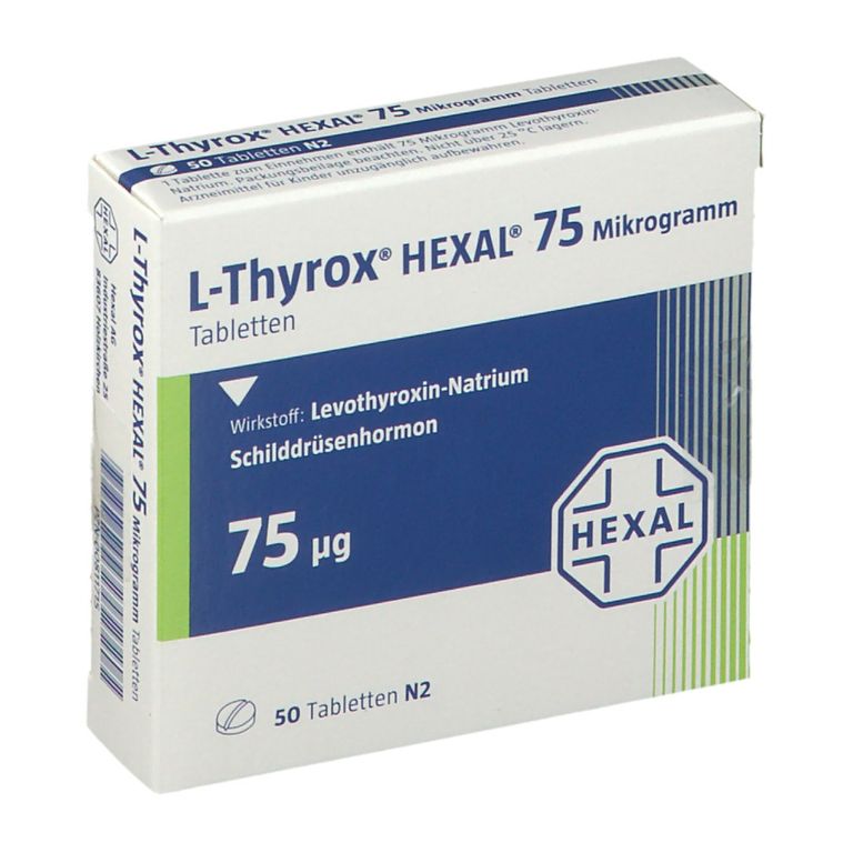 L Thyroxin Und Pantoprazol In Welchen Abständen L-Thyrox® HEXAL® 75 µg 50 St mit dem E-Rezept kaufen - Shop Apotheke