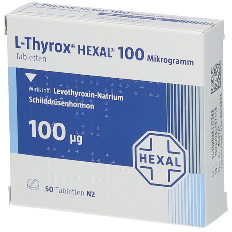 L Thyrox® Hexal® 100 µg 50 St Mit Dem E Rezept Kaufen Shop Apotheke