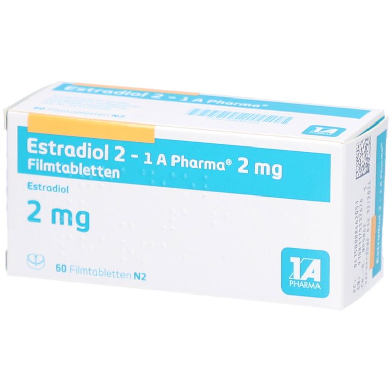 Estradiol 2 1A Pharma® 60 St mit dem ERezept kaufen Shop Apotheke