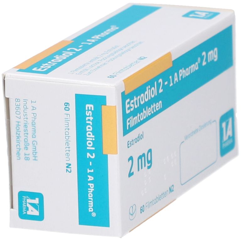Estradiol 2 1A Pharma® 60 St mit dem E-Rezept kaufen - Shop Apotheke