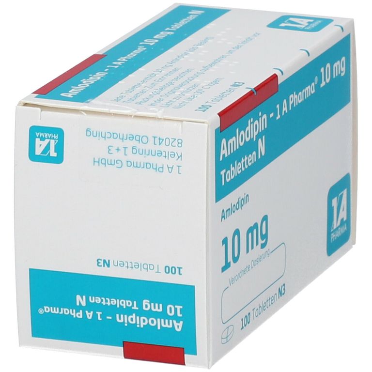 Amlodipin 1a Pharma® 10mg N 100 St Mit Dem E Rezept Kaufen Shop Apotheke