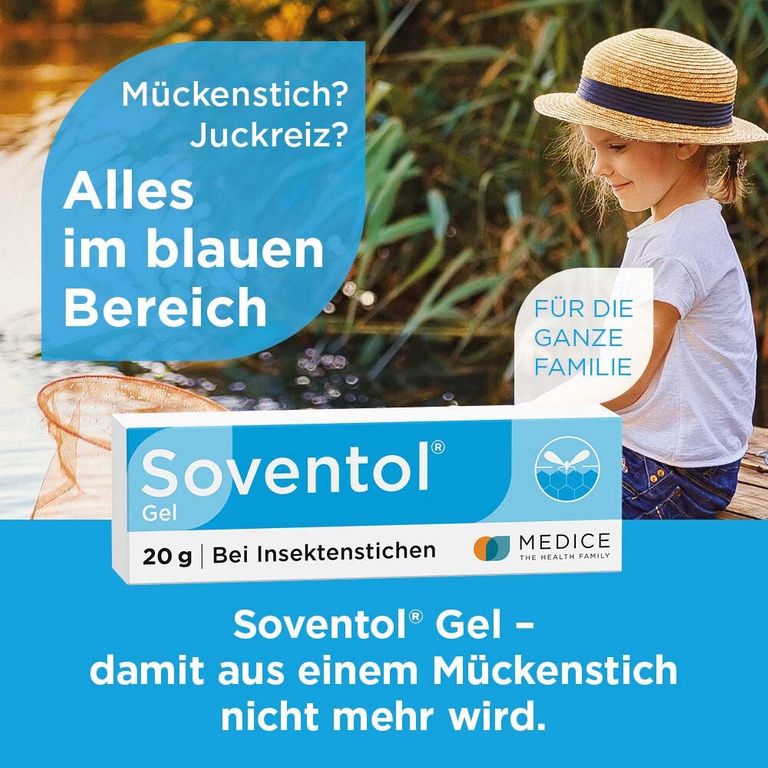 Soventol Gel bei Insektenstichen & Juckreiz auf der Haut 20 g - Shop ...