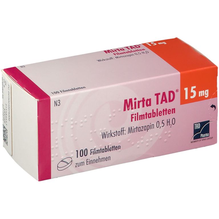 Mirta TAD® 15 mg 100 St mit dem E-Rezept kaufen - Shop Apotheke