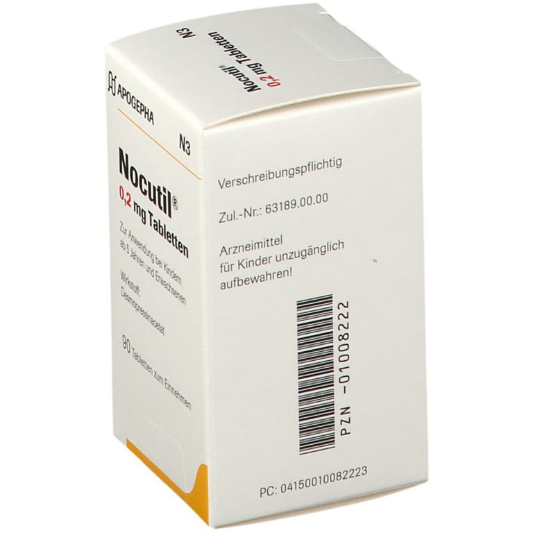 Nocutil® 0,2 mg 90 St mit dem E-Rezept kaufen - Shop Apotheke