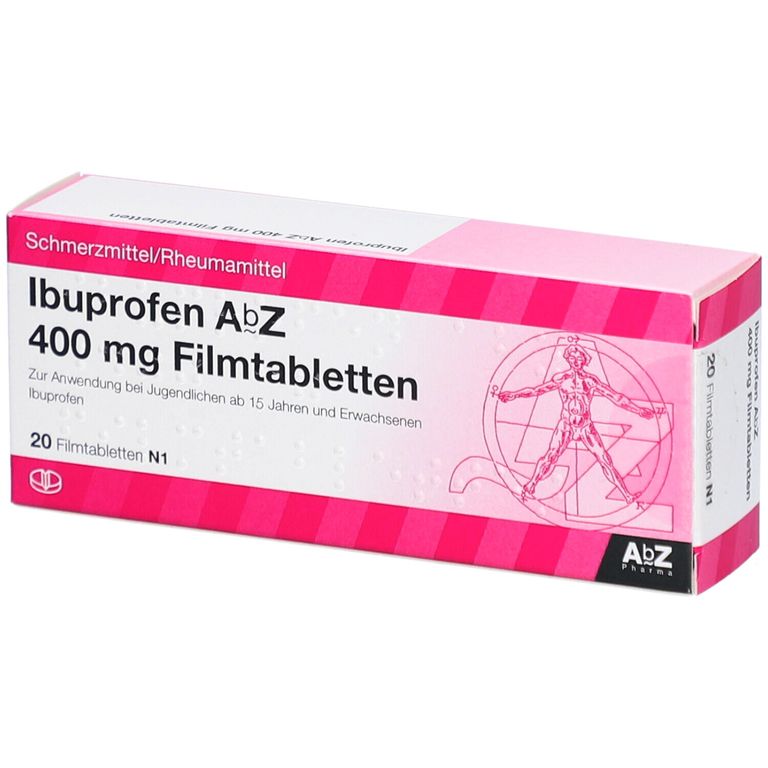Ibuprofen AbZ 400Mg 20 St mit dem E-Rezept kaufen - Shop Apotheke