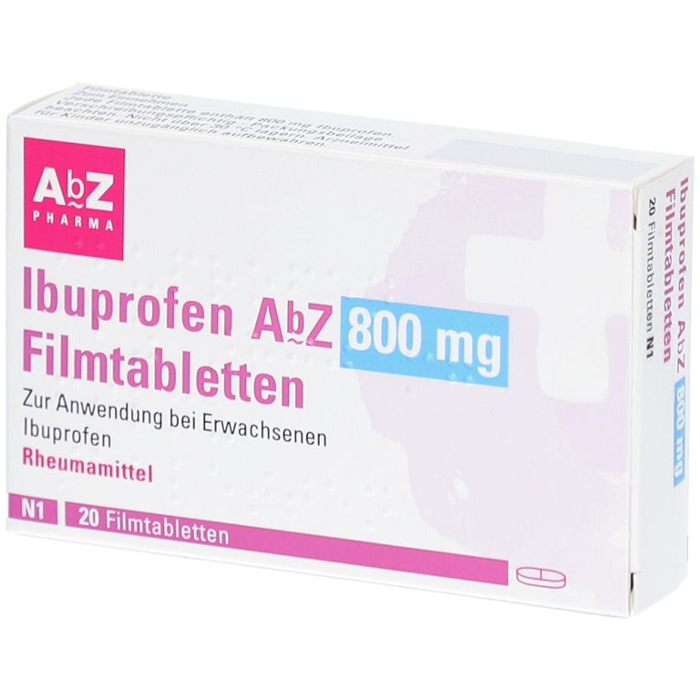 Ibuprofen AbZ 800Mg 20 St mit dem ERezept kaufen Shop Apotheke