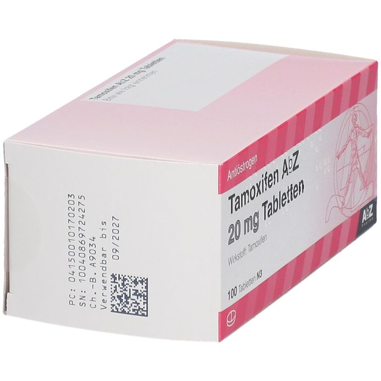 Tamoxifen AbZ 20 mg 100 St