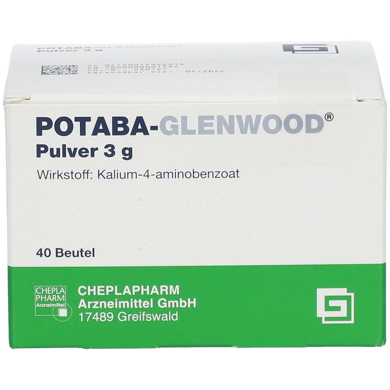 Potaba-Glenwood® Pulver 3 g 40 St mit dem E-Rezept kaufen - Shop Apotheke