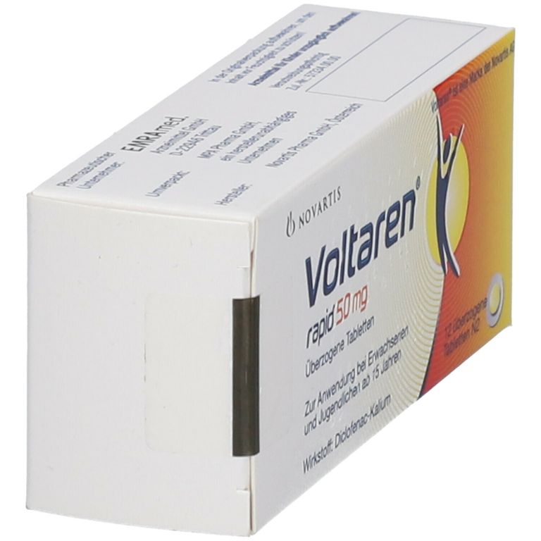 Voltaren Rapid 50 Mg 12 St Mit Dem E-Rezept Kaufen - Shop Apotheke