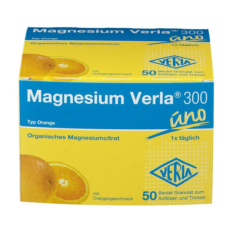 Magnesium Verla® 300 uno Orange 50 St - Shop Apotheke