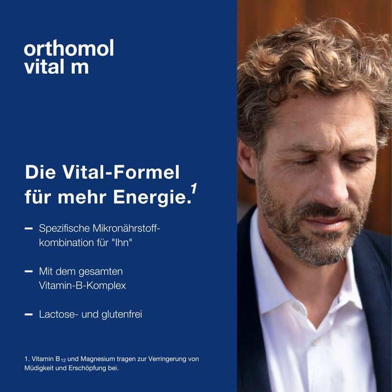 Orthomol Vital M Für Männer Bei Müdigkeit Mit B Vitaminen Omega 3 Und Magnesium 4782