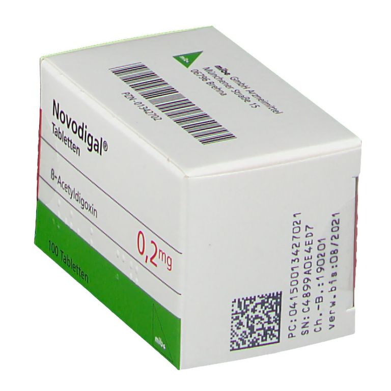Novodigal® 0,2 mg 100 St mit dem E-Rezept kaufen - Shop Apotheke