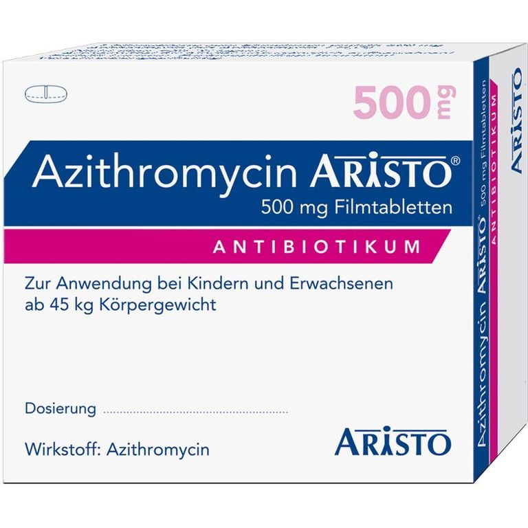 Fosfomycin Aristo Wie Lange Nicht Auf Toilette Azithromycin Aristo® 500 mg 3 St mit dem E-Rezept kaufen - Shop Apotheke