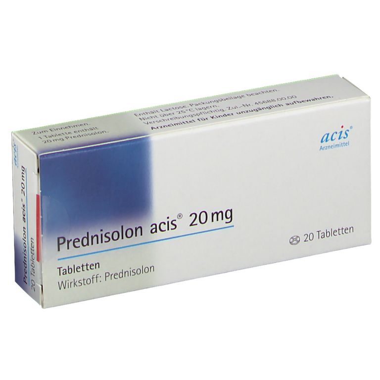 Prednisolon acis® 20Mg 20 St mit dem ERezept kaufen Shop Apotheke