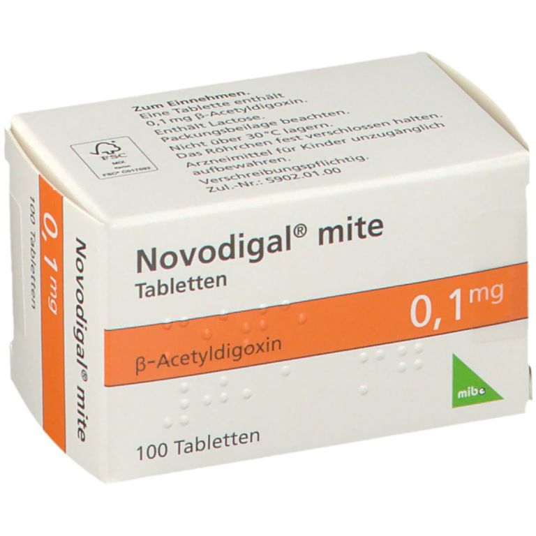 Novodigal® mite 0,1 mg 100 St - shop-apotheke.com