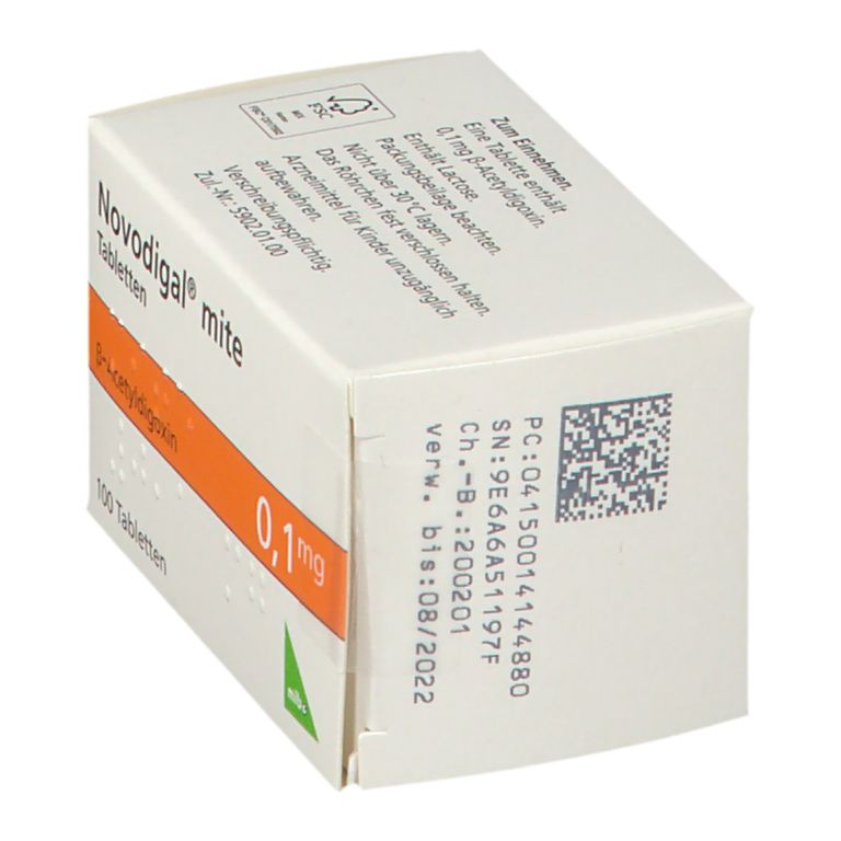 Novodigal® mite 0,1 mg 100 St mit dem E-Rezept kaufen - Shop Apotheke