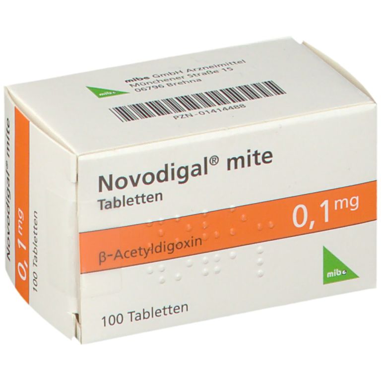 Novodigal Mite 0 1 Mg Nebenwirkungen