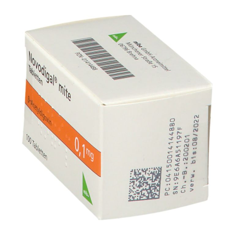 Novodigal® mite 0,1 mg 100 St mit dem E-Rezept kaufen - Shop Apotheke