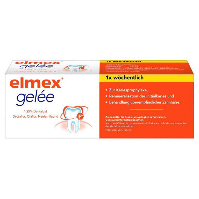 elmex gelée Fluoridhaltiges Dentalgel 215 g mit dem ERezept kaufen Shop Apotheke