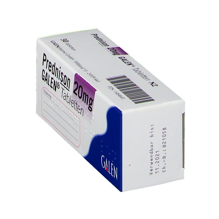 Prednison 20 mg GALEN® 50 St mit dem ERezept kaufen Shop Apotheke