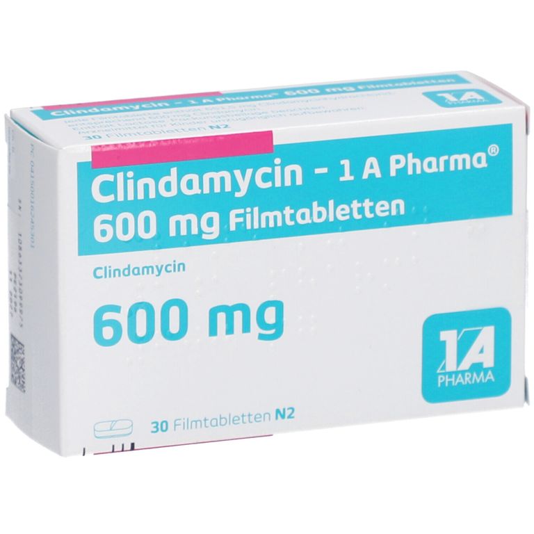 Clindamycin 1A Pharma®600Mg 30 St mit dem E-Rezept kaufen - Shop Apotheke