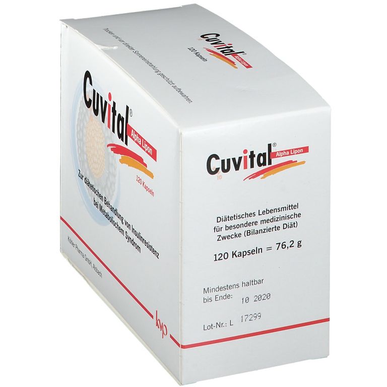 Cuvital® Alpha Lipon 120 St - Shop Apotheke