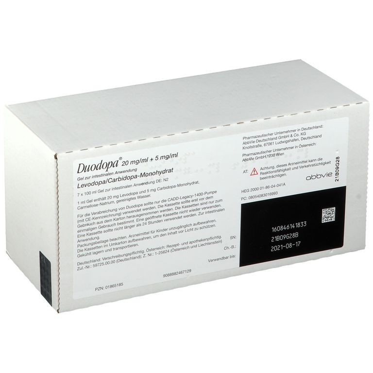 Duodopa® 7x100 ml mit dem E-Rezept kaufen - SHOP APOTHEKE