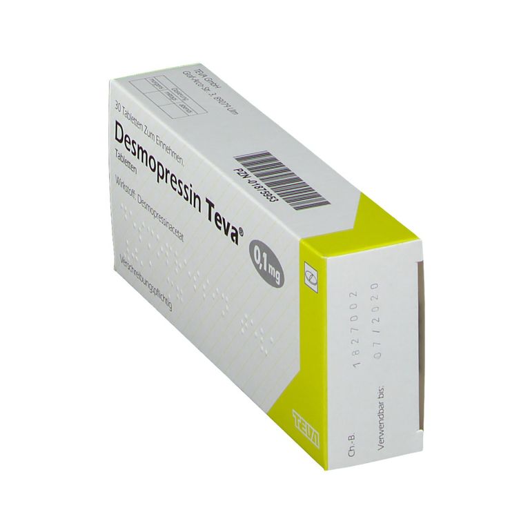 Desmopressin TEVA® 0,1 mg 30 St mit dem ERezept kaufen Shop Apotheke